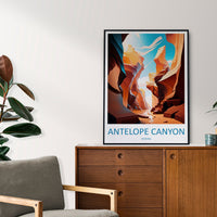Antelope Canyon Travel Print Wall Art Antelope Canyon Wall Hanging Home Décor Antelope Canyon Gift Art Lovers Arizona Art Lover Gift