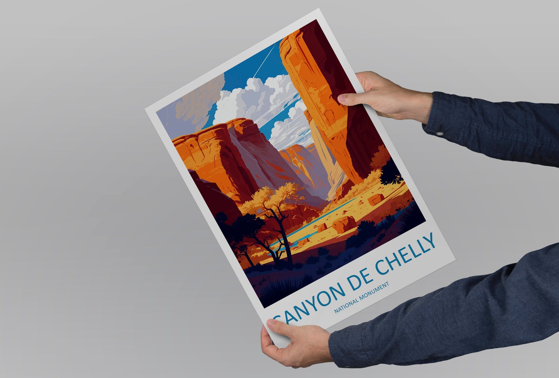 Canyon De Chelly National Monument Travel Print Wall Art Canyon De Chelly Wall Hanging Home Décor Canyon De Chelly Gift Art Lovers Arizona
