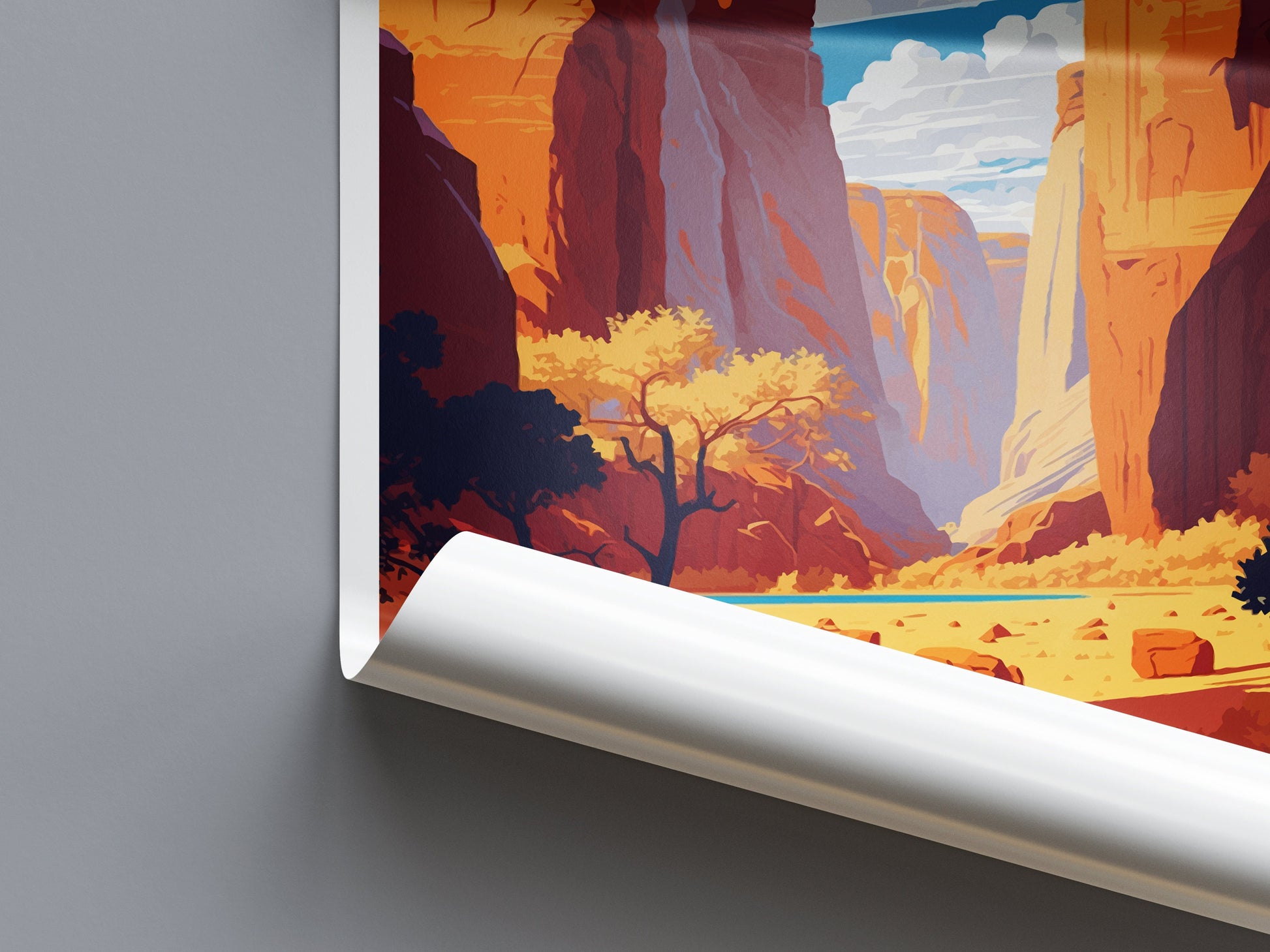Canyon De Chelly National Monument Travel Print Wall Art Canyon De Chelly Wall Hanging Home Décor Canyon De Chelly Gift Art Lovers Arizona