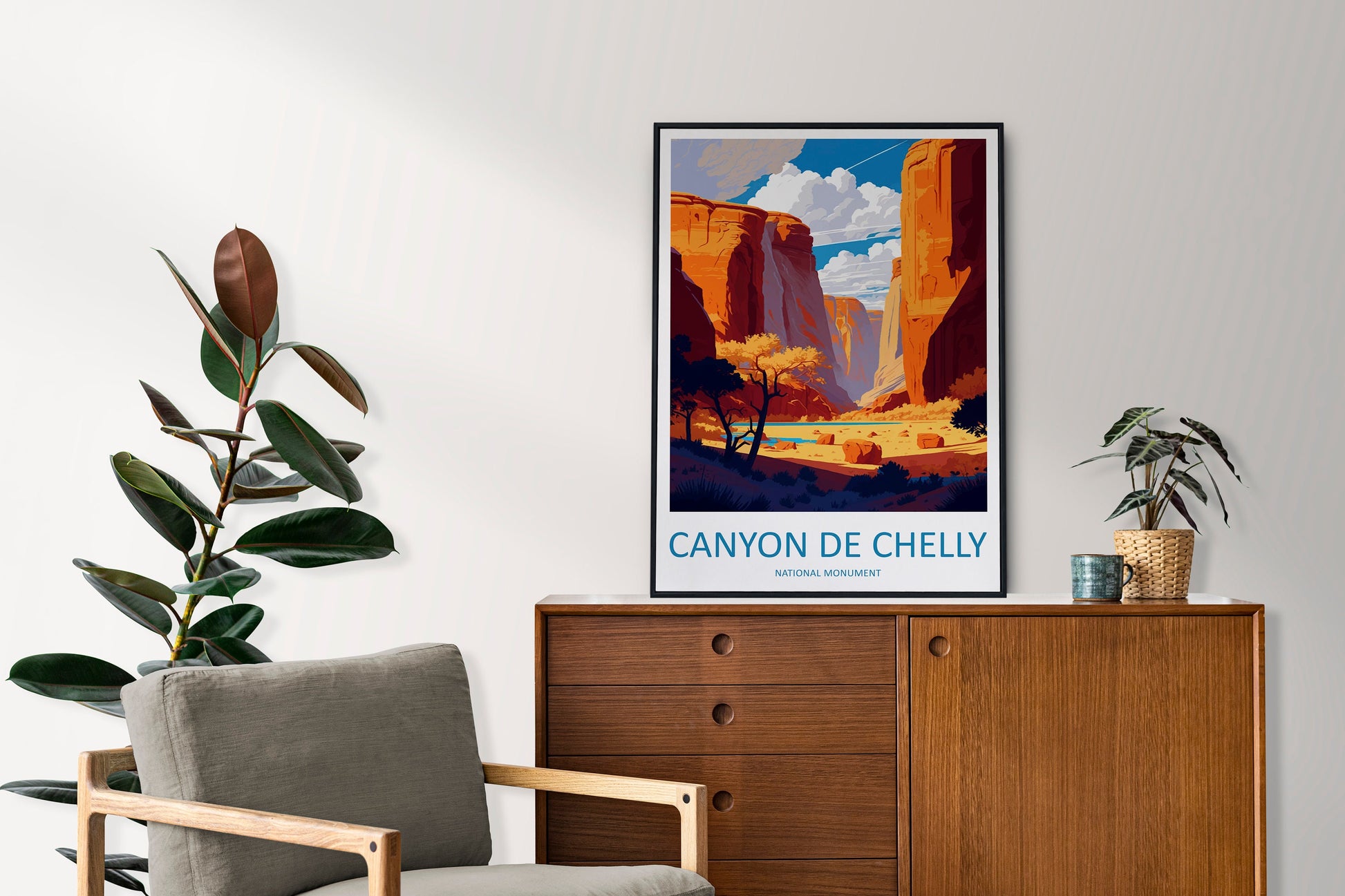 Canyon De Chelly National Monument Travel Print Wall Art Canyon De Chelly Wall Hanging Home Décor Canyon De Chelly Gift Art Lovers Arizona