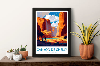 Canyon De Chelly National Monument Travel Print Wall Art Canyon De Chelly Wall Hanging Home Décor Canyon De Chelly Gift Art Lovers Arizona