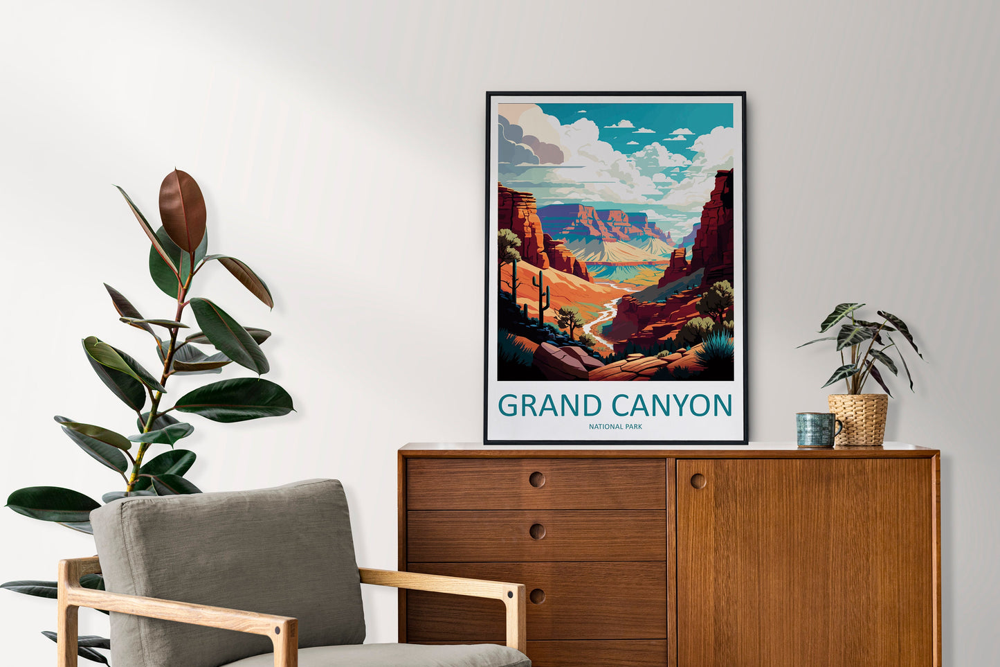 Grand Canyon National Park Travel Print Wall Art Grand Canyon Wall Hanging Home Décor Grand Canyon Gift Art Lovers Arizona Art Lover Gift