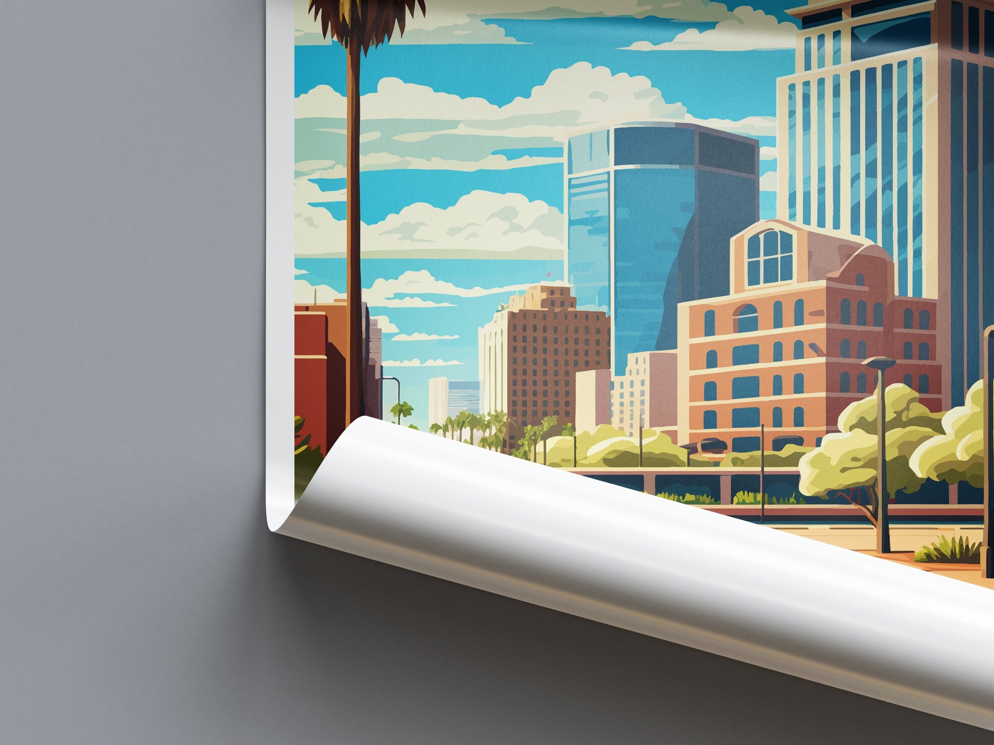 Scottsdale Travel Print Wall Art Scottsdale Wall Hanging Home Décor Scottsdale Gift Art Lovers Arizona Art Lover Gift Arizona Print Decor