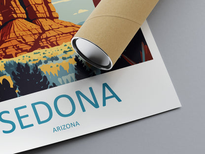 Sedona Travel Print Wall Art Sedona Wall Hanging Home Décor Sedona Gift Art Lovers Arizona Art Lover Gift Arizona Print Decor