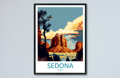 Sedona Travel Print Wall Art Sedona Wall Hanging Home Décor Sedona Gift Art Lovers Arizona Art Lover Gift Arizona Print Decor