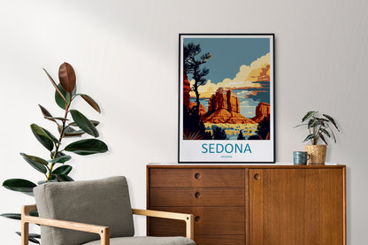 Sedona Travel Print Wall Art Sedona Wall Hanging Home Décor Sedona Gift Art Lovers Arizona Art Lover Gift Arizona Print Decor