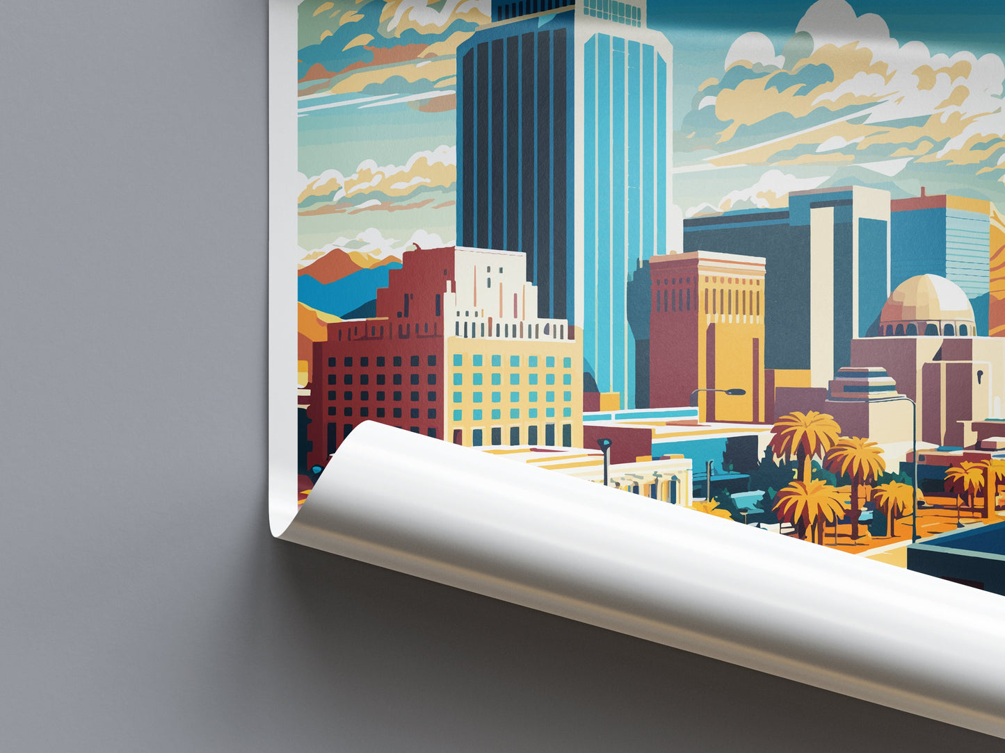 Tucson Travel Print Wall Art Tucson Wall Hanging Home Décor Tucson Gift Art Lovers Arizona Art Lover Gift Arizona Print Decor