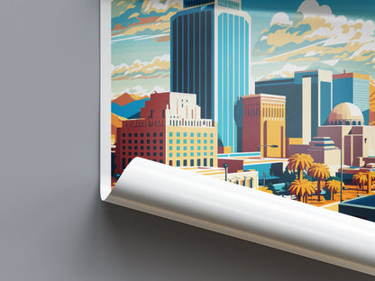 Tucson Travel Print Wall Art Tucson Wall Hanging Home Décor Tucson Gift Art Lovers Arizona Art Lover Gift Arizona Print Decor