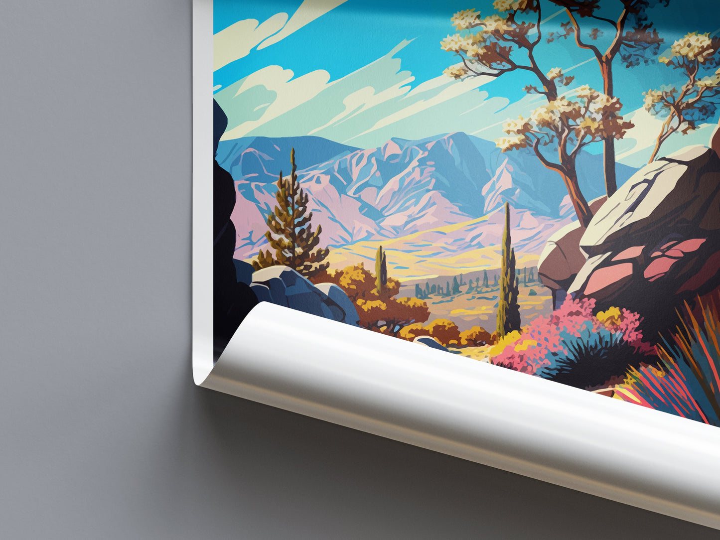 Los Padres National Forest Travel Print Wall Art Los Padres National Forest Wall Hanging Home Décor Los Padres National Forest Gift Art