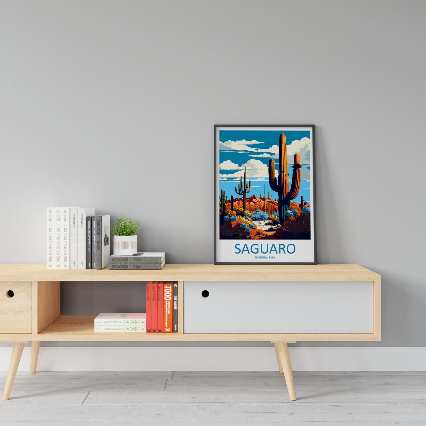 Saguaro National Park Travel Print Wall Art Saguaro National Park Wall Hanging Home Décor Saguaro National Park Gift Art Lovers Arizona Art