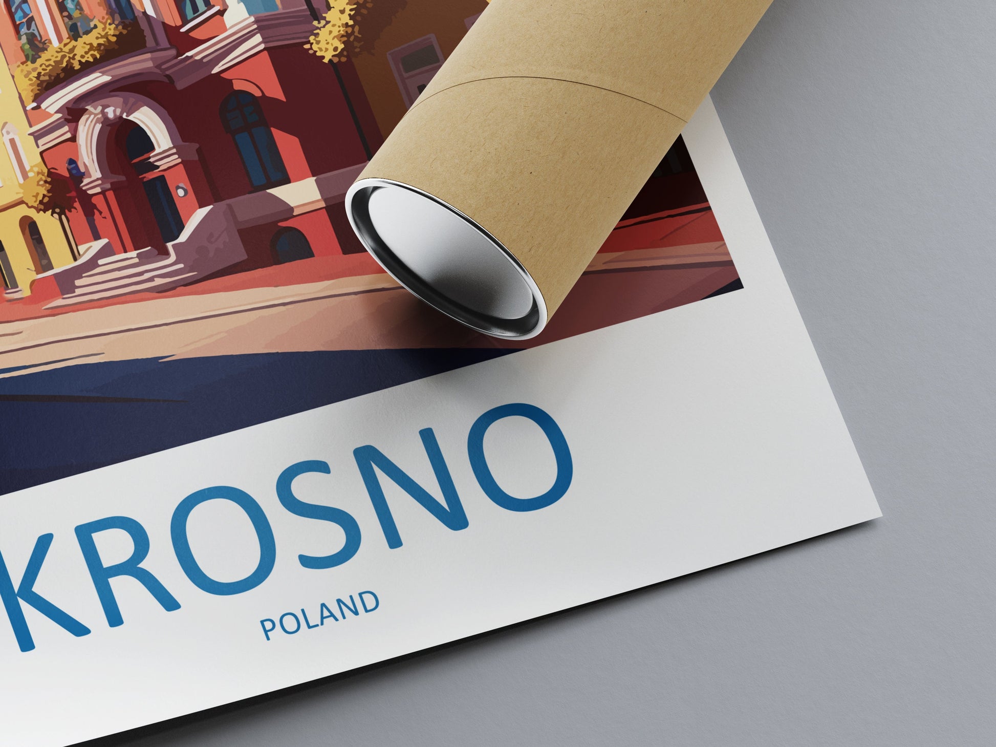 Krosno Travel Print Wall Art Krosno Wall Hanging Home Décor Krosno Gift Art Lovers Poland Art Lover Gift Krosno Travel Wall Art