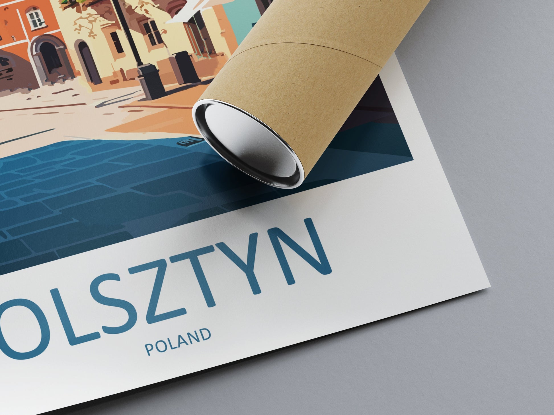 Olsztyn Travel Print Wall Art Olsztyn Wall Hanging Home Décor Olsztyn Gift Art Lovers Poland Art Lover Gift Olsztyn Travel Wall Art