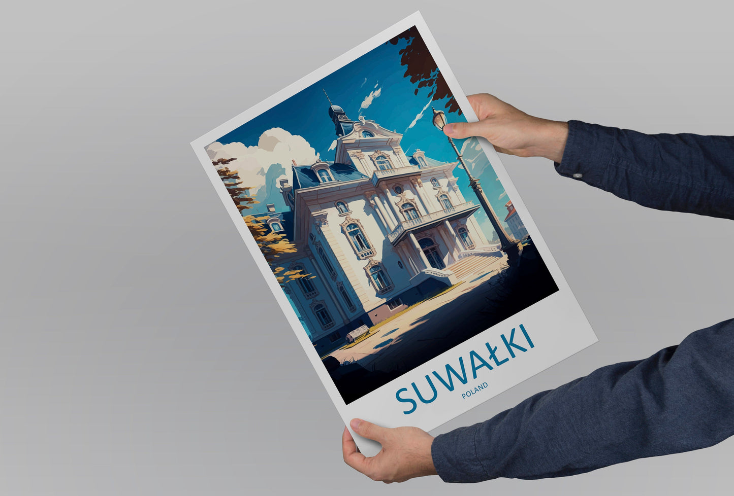 Suwałki Travel Print Wall Art Suwałki Wall Hanging Home Décor Suwałki Gift Art Lovers Poland Art Lover Gift Suwałki Travel Wall Art