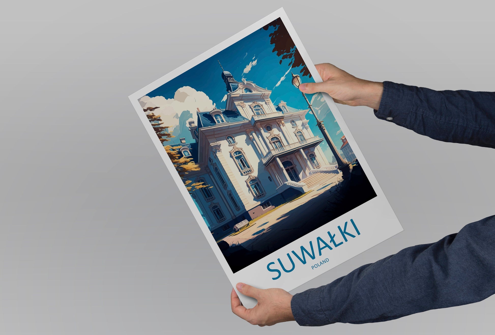 Suwałki Travel Print Wall Art Suwałki Wall Hanging Home Décor Suwałki Gift Art Lovers Poland Art Lover Gift Suwałki Travel Wall Art