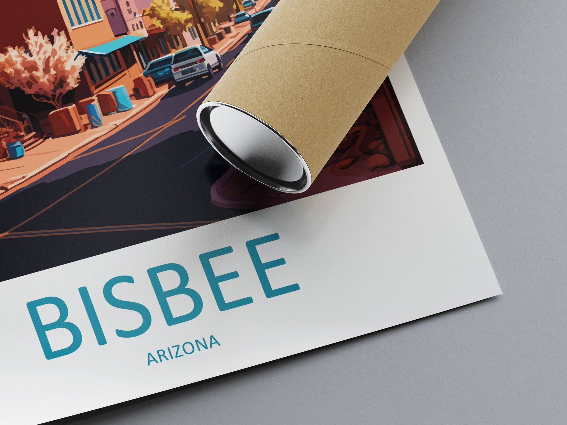 Bisbee Travel Print Wall Art Bisbee Lake Wall Hanging Home Décor Bisbee Lake Gift Art Lovers Arizona Art Lover Gift Arizona Print