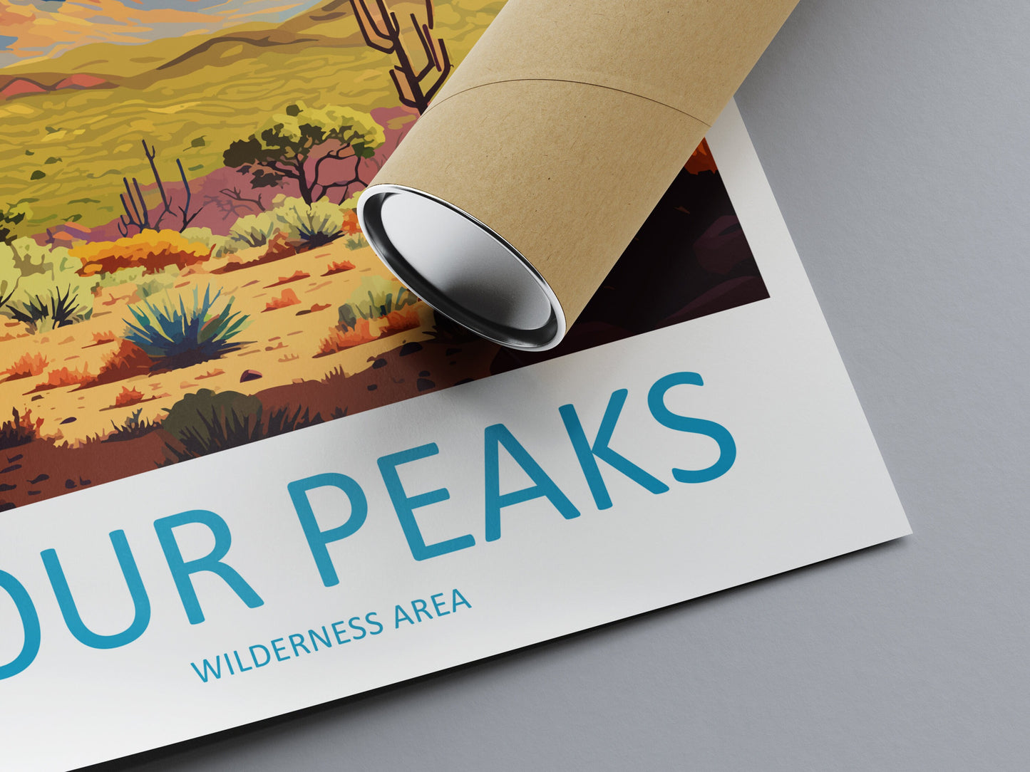 Four Peaks Wilderness Area Travel Print Wall Art Four Peaks Wall Hanging Home Décor Four Peaks Gift Art Lovers Arizona Art Lover Arizona