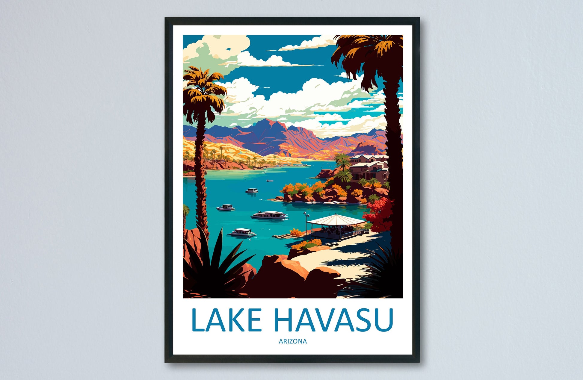 Lake Havasu Travel Print Wall Art Lake Havasu Wall Hanging Home Décor Lake Havasu Gift Art Lovers Arizona Art Lover Gift Arizona Travel