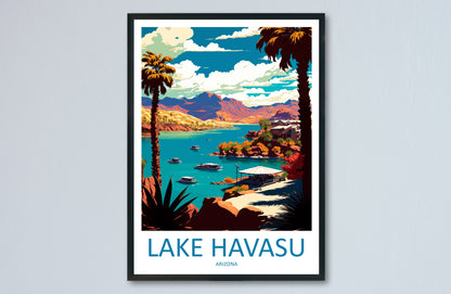 Lake Havasu Travel Print Wall Art Lake Havasu Wall Hanging Home Décor Lake Havasu Gift Art Lovers Arizona Art Lover Gift Arizona Travel