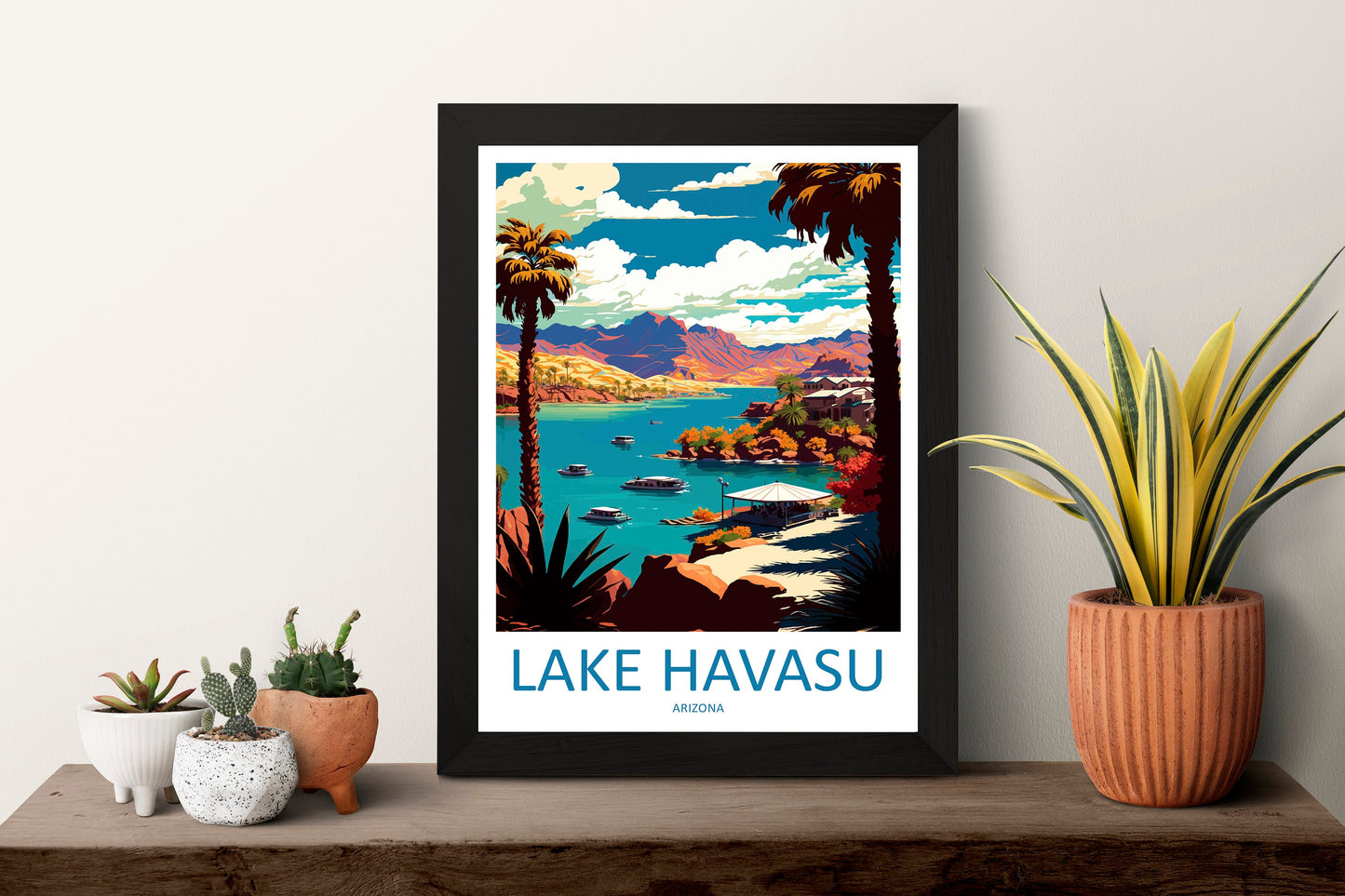 Lake Havasu Travel Print Wall Art Lake Havasu Wall Hanging Home Décor Lake Havasu Gift Art Lovers Arizona Art Lover Gift Arizona Travel