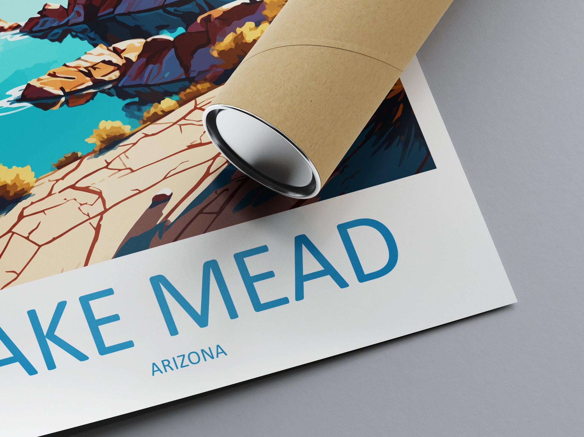 Lake Mead Travel Print Wall Art Lake Mead Wall Hanging Home Décor Lake Mead Gift Art Lovers Arizona Art Lover Gift Arizona Travel Poster