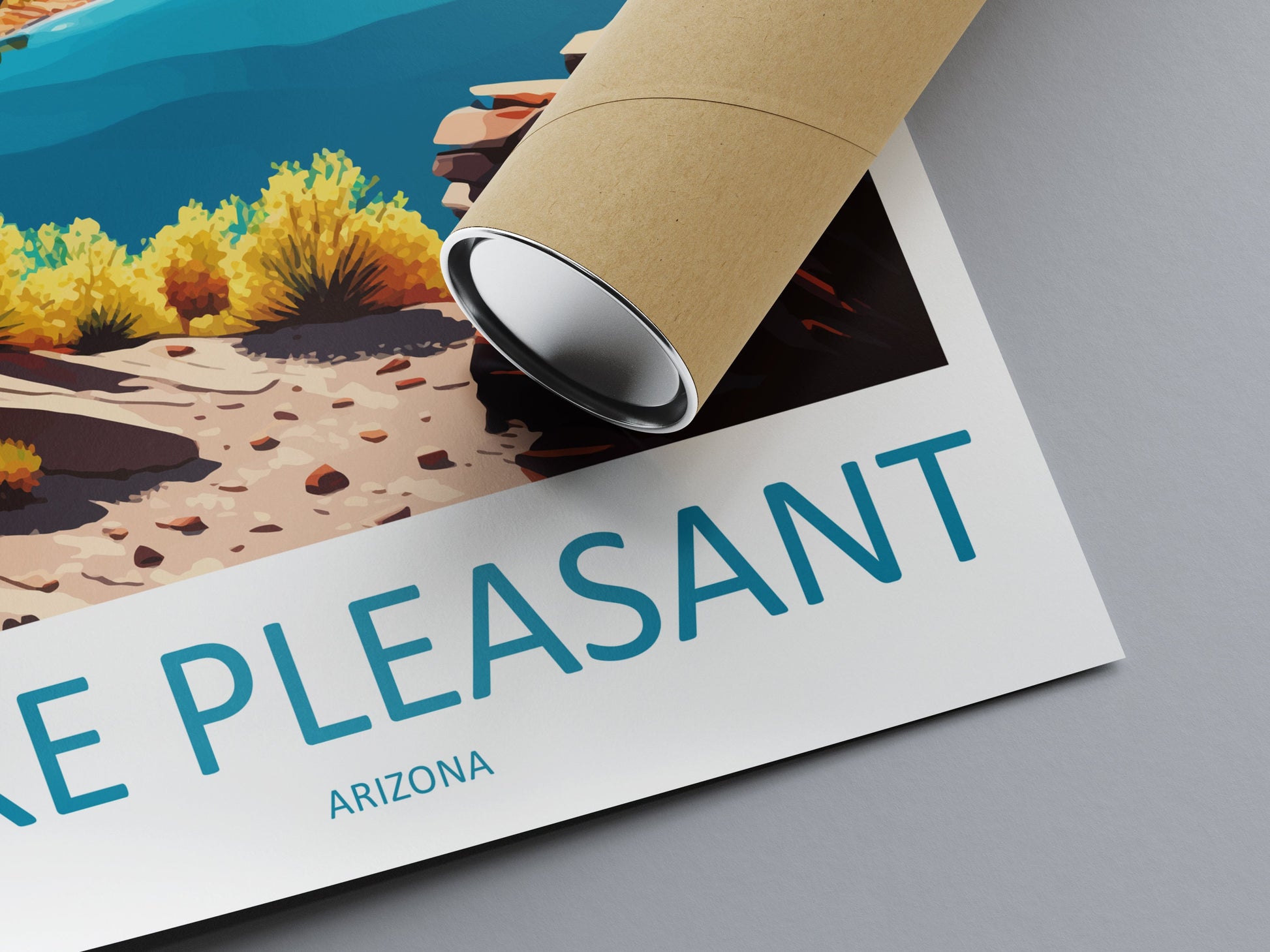 Lake Pleasant Travel Print Wall Art Lake Pleasant Wall Hanging Home Décor Lake Pleasant Gift Art Lovers Arizona Art Lover Gift Arizona Art