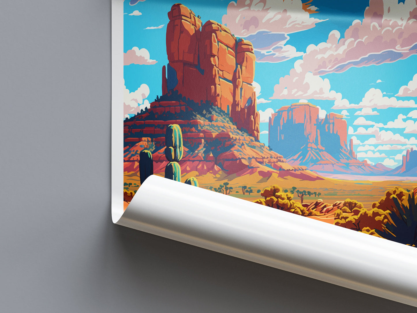 Mesa Travel Print Wall Art Mesa Wall Hanging Home Décor Mesa Gift Art Lovers Arizona Art Lover Gift Arizona Travel Poster Artwork