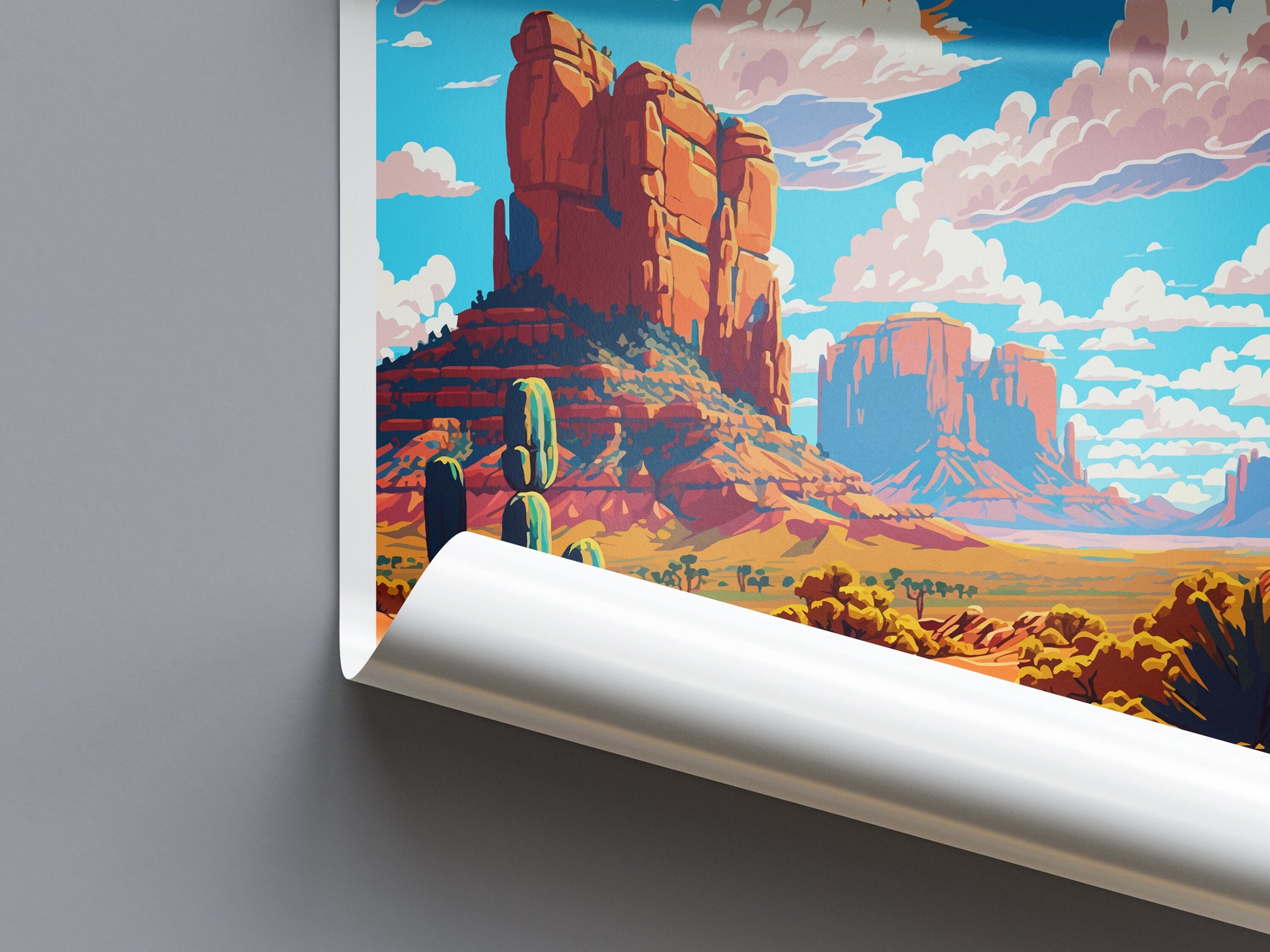 Mesa Travel Print Wall Art Mesa Wall Hanging Home Décor Mesa Gift Art Lovers Arizona Art Lover Gift Arizona Travel Poster Artwork
