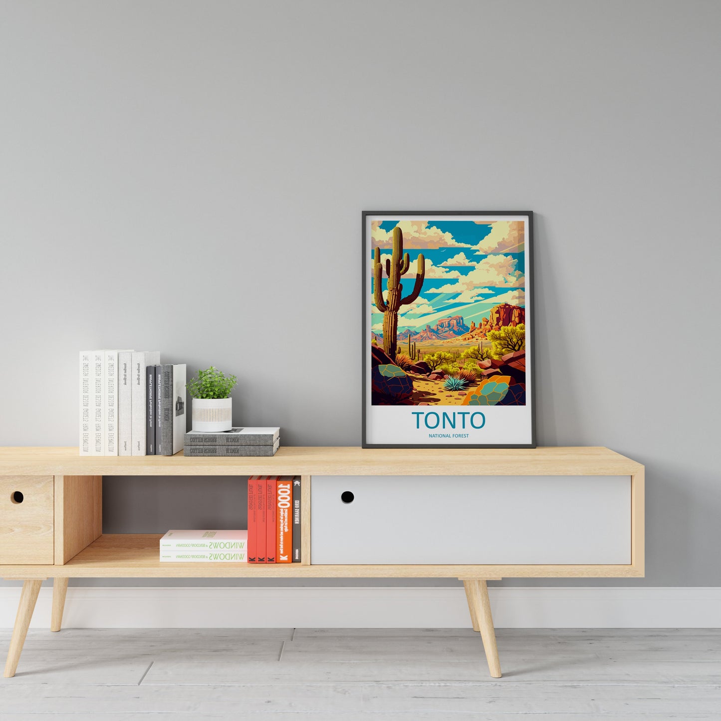 Tonto National Park Travel Print Wall Art Tonto National Park Wall Hanging Home Décor Tonto National Park Gift Art Lovers Arizona Art Lover