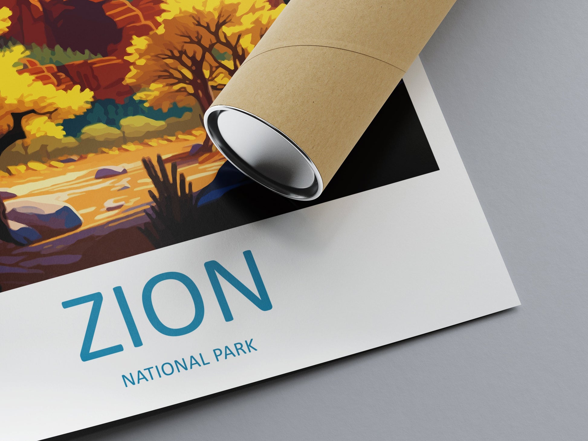 Zion National Park Travel Print Wall Art Zion National Park Wall Hanging Home Décor Zion National Park Gift Art Lovers Arizona Art Lover