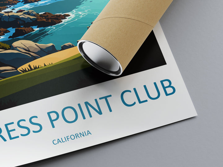 Cypress Point Club Travel Print Wall Art Cypress Point Club Wall Hanging Home Décor Cypress Point Club Gift Art Lovers California Art Gift