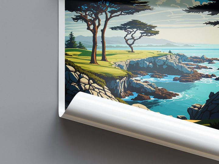 Cypress Point Club Travel Print Wall Art Cypress Point Club Wall Hanging Home Décor Cypress Point Club Gift Art Lovers California Art Gift
