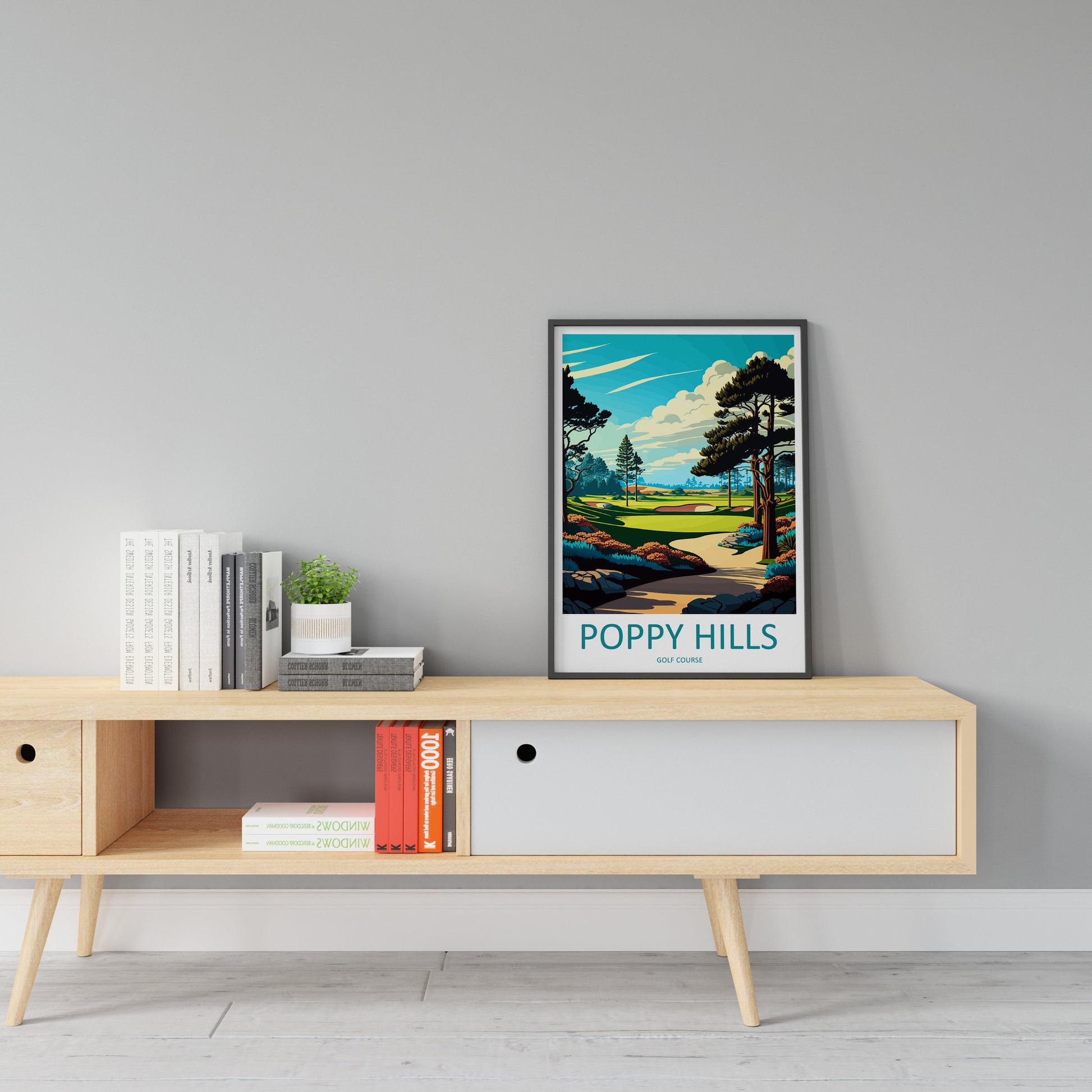 Poppy Hills Golf Course Travel Print Wall Art Poppy Hills Golf Course Wall Hanging Home Décor Poppy Hills Golf Course Gift Art Lovers Golf