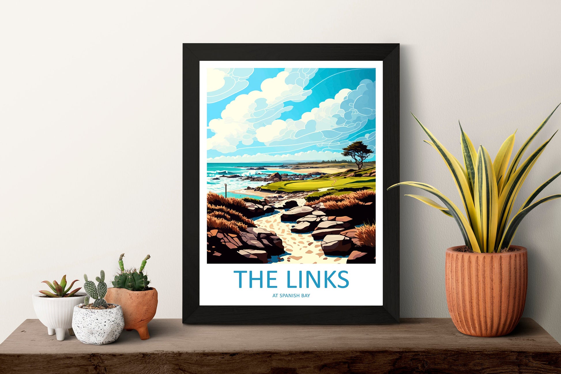 The Link At Spanish Bay Travel Print Wall Art The Link At Spanish Bay Wall Hanging Home Décor The Link At Spanish Bay Gift Art Lovers Golf