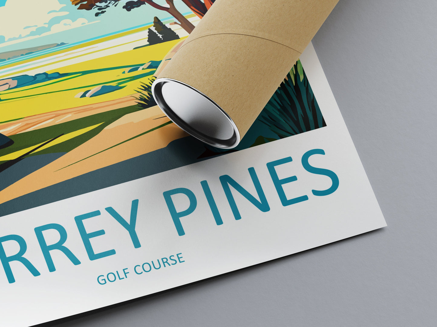 Torrey Pines Golf Course Travel Print Wall Art Torrey Pines Golf Course Wall Hanging Home Décor Torrey Pines Golf Course Gift Art Lovers