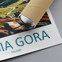Babia Gora Travel Print Wall Art Babia Gora Wall Hanging Home Décor Babia Gora Gift Art Lovers Poland Art Lover Gift Babia Gora Travel Art
