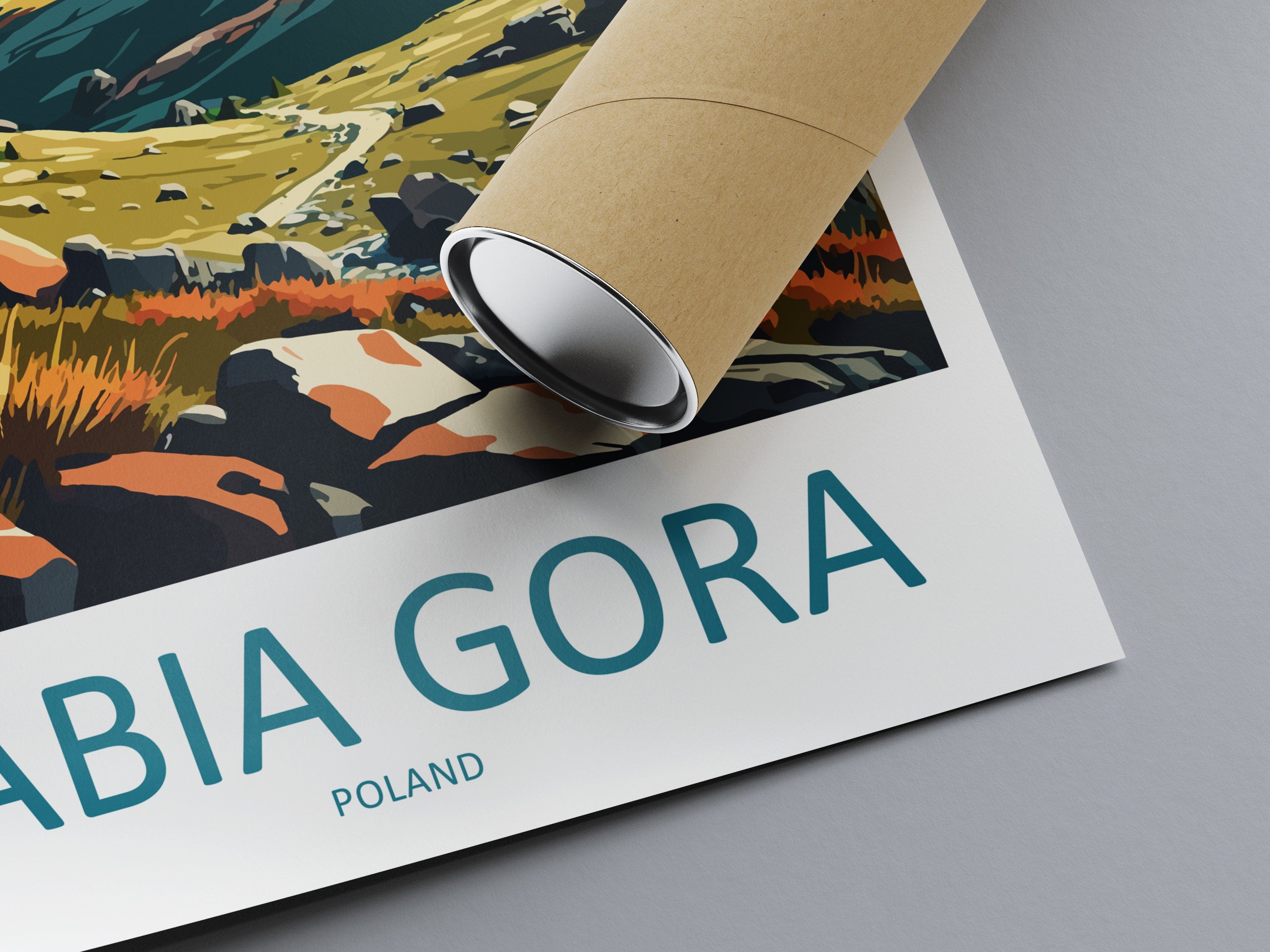 Babia Gora Travel Print Wall Art Babia Gora Wall Hanging Home Décor Babia Gora Gift Art Lovers Poland Art Lover Gift Babia Gora Travel Art