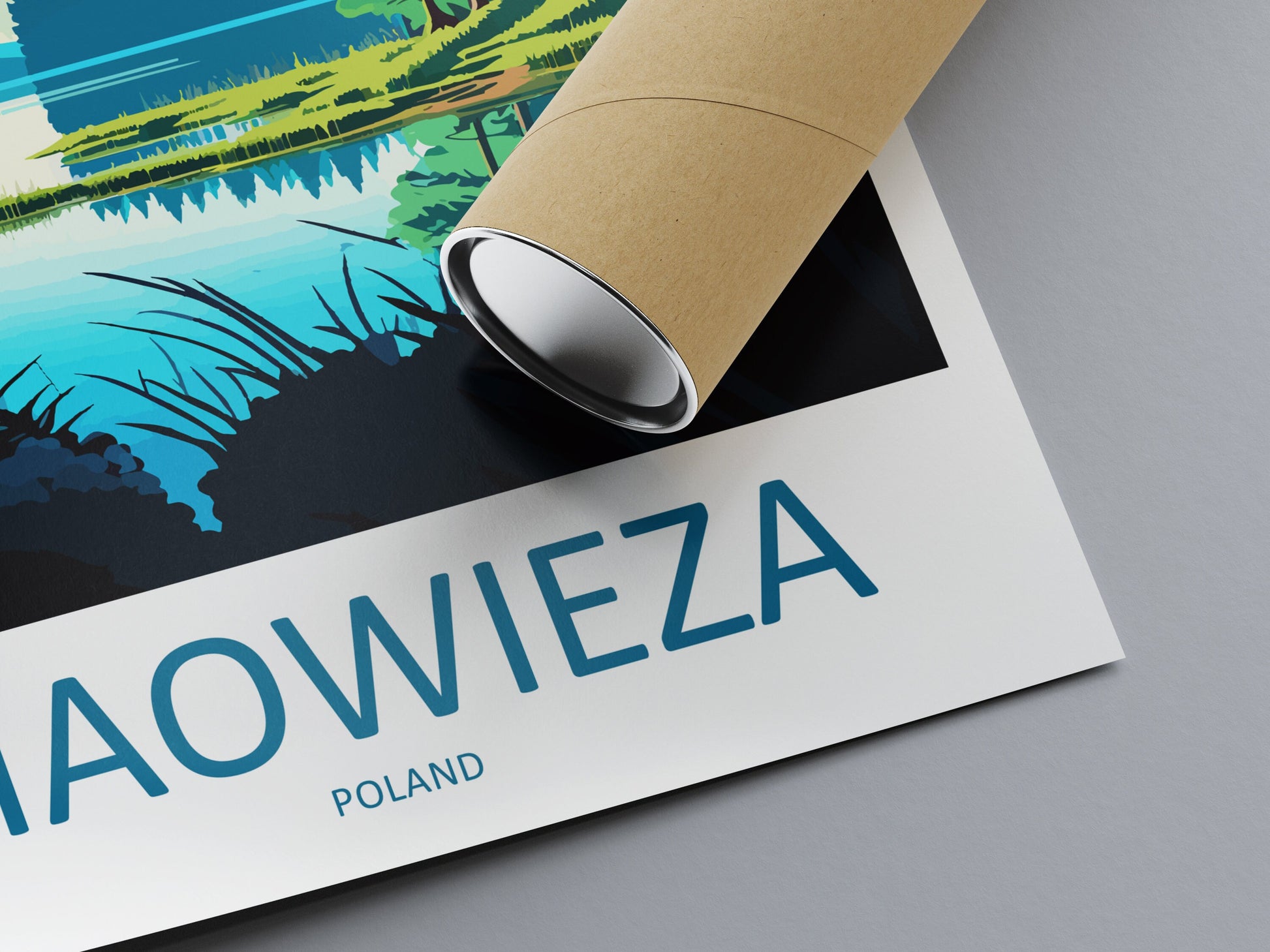 Białowieża Travel Print Wall Art Białowieża Wall Hanging Home Décor Białowieża Gift Art Lovers Poland Art Lover Gift Białowieża Travel Art
