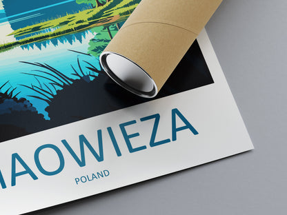 Białowieża Travel Print Wall Art Białowieża Wall Hanging Home Décor Białowieża Gift Art Lovers Poland Art Lover Gift Białowieża Travel Art