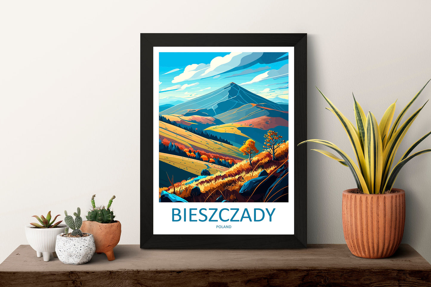 Bieszczady Travel Print Wall Art Bieszczady Wall Hanging Home Décor Bieszczady Gift Art Lovers Poland Art Lover Gift Bieszczady Travel Art