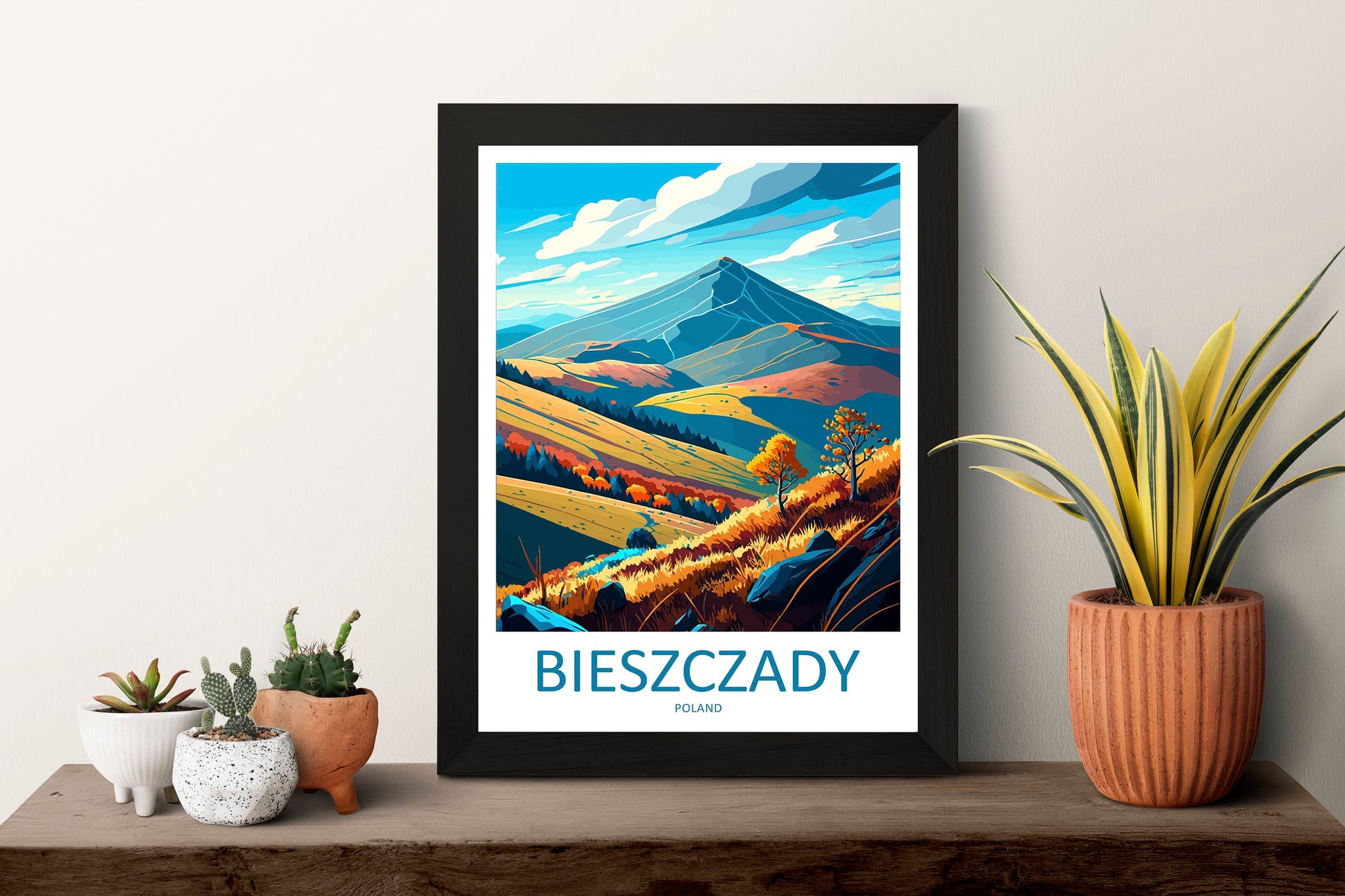 Bieszczady Travel Print Wall Art Bieszczady Wall Hanging Home Décor Bieszczady Gift Art Lovers Poland Art Lover Gift Bieszczady Travel Art