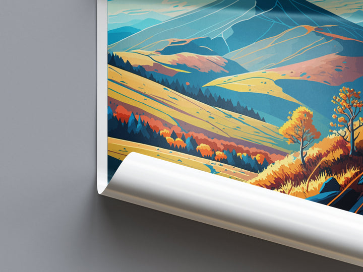 Bieszczady Travel Print Wall Art Bieszczady Wall Hanging Home Décor Bieszczady Gift Art Lovers Poland Art Lover Gift Bieszczady Travel Art