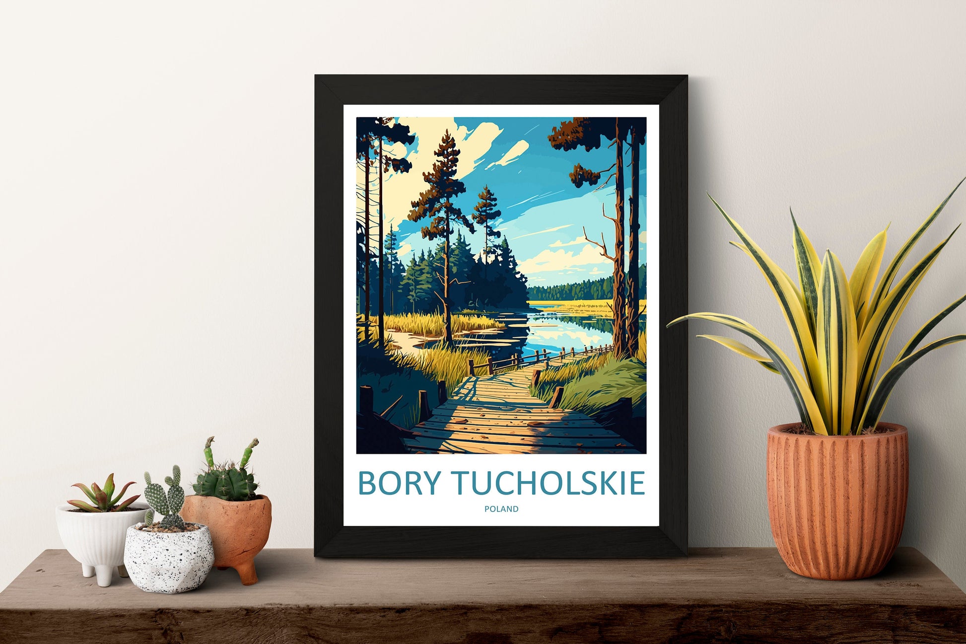 Bory Tucholskie Travel Print Wall Art Bory Tucholskie Wall Hanging Home Décor Bory Tucholskie Gift Art Lovers Poland Art Lover Gift