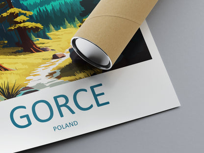 Gorce Travel Print Wall Art Gorce Wall Hanging Home Décor GorceGift Art Lovers Poland Art Lover Gift Gorce Travel Wall Art