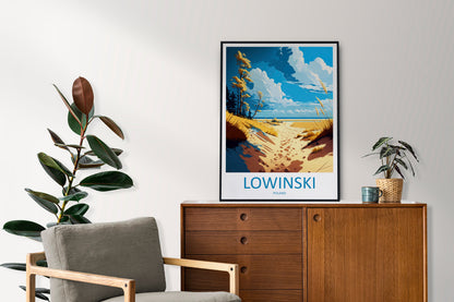 Lowinski Travel Print Wall Art Lowinski Wall Hanging Home Décor Lowinski Gift Art Lovers Poland Art Lover Gift Lowinski vTravel Wall Art