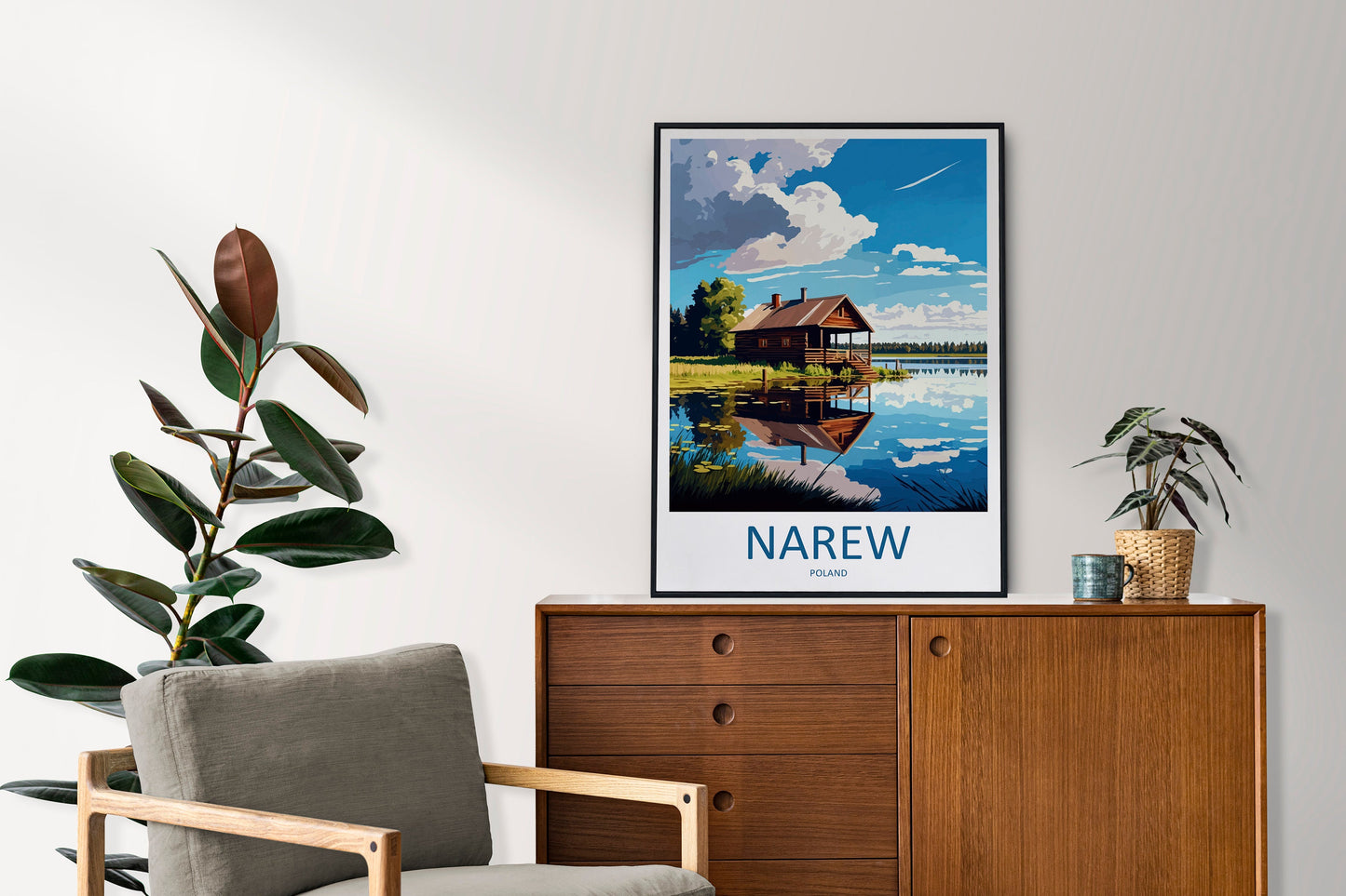 Narew Travel Print Wall Art Narew Wall Hanging Home Décor Narew Gift Art Lovers Poland Art Lover Gift Narew Travel Wall Art