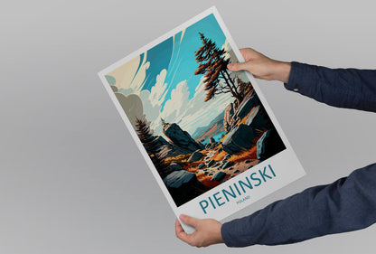 Pieninski Travel Print Wall Art Pieninski Wall Hanging Home Décor Pieninski Gift Art Lovers Poland Art Lover Gift Pieninski Travel Wall Art