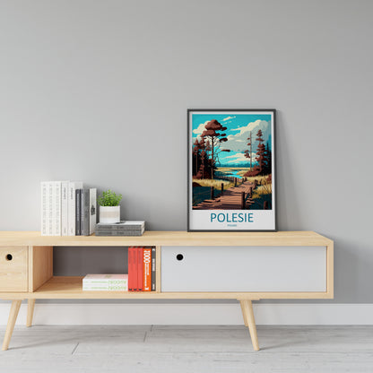 Polesie Travel Print Wall Art Polesie Wall Hanging Home Décor Polesie Gift Art Lovers Poland Art Lover Gift Polesie Travel Wall Art