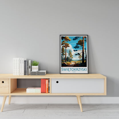 Świętokrzyski Travel Print Wall Art Świętokrzyski Wall Hanging Home Décor Świętokrzyski Gift Art Lovers Poland Art Lover Gift Świętokrzyski