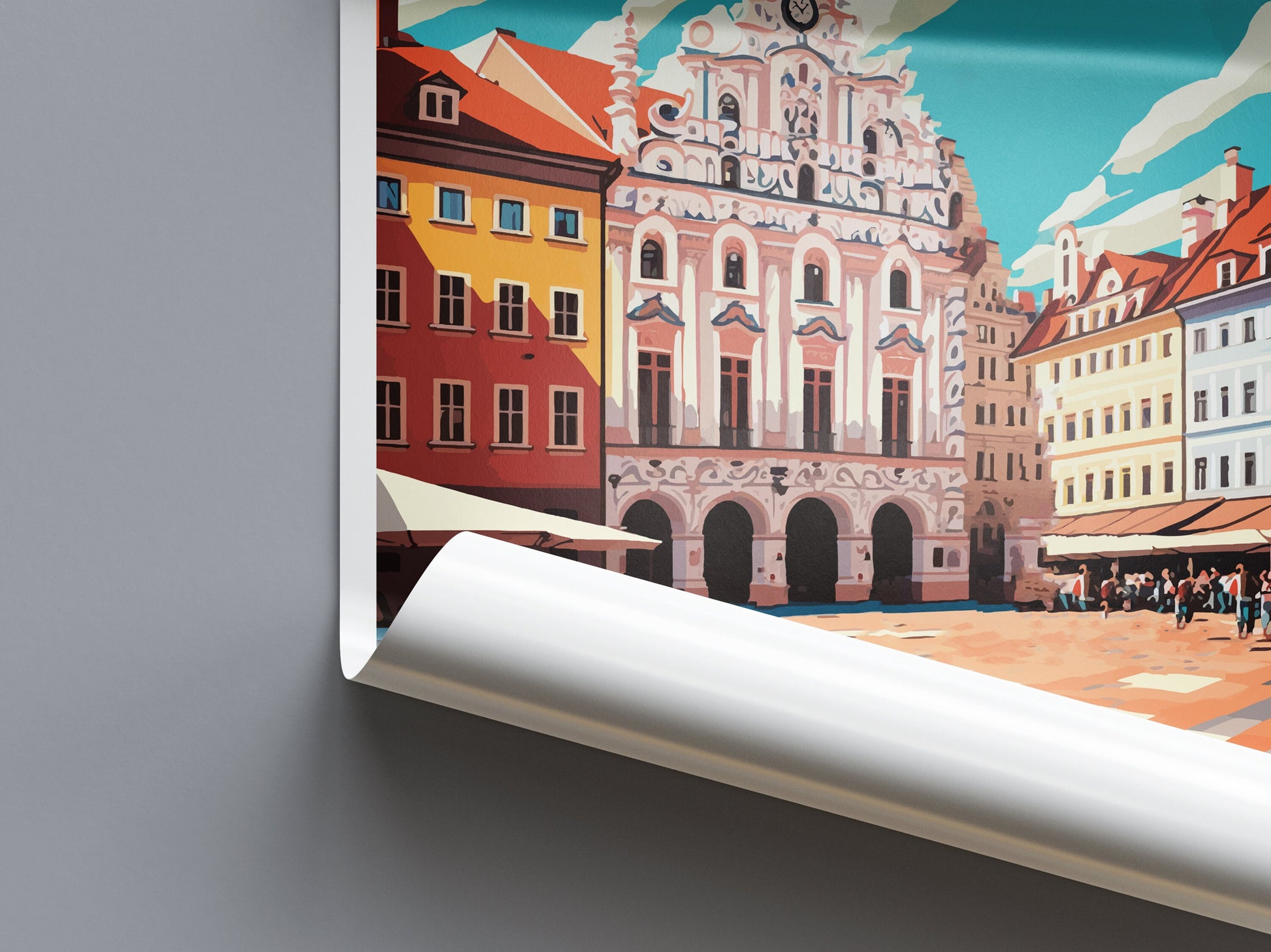 Rzeszów Travel Print Wall Art Rzeszów Wall Hanging Home Décor Rzeszów Gift Art Lovers Poland Art Lover Gift Rzeszów Travel Wall Art