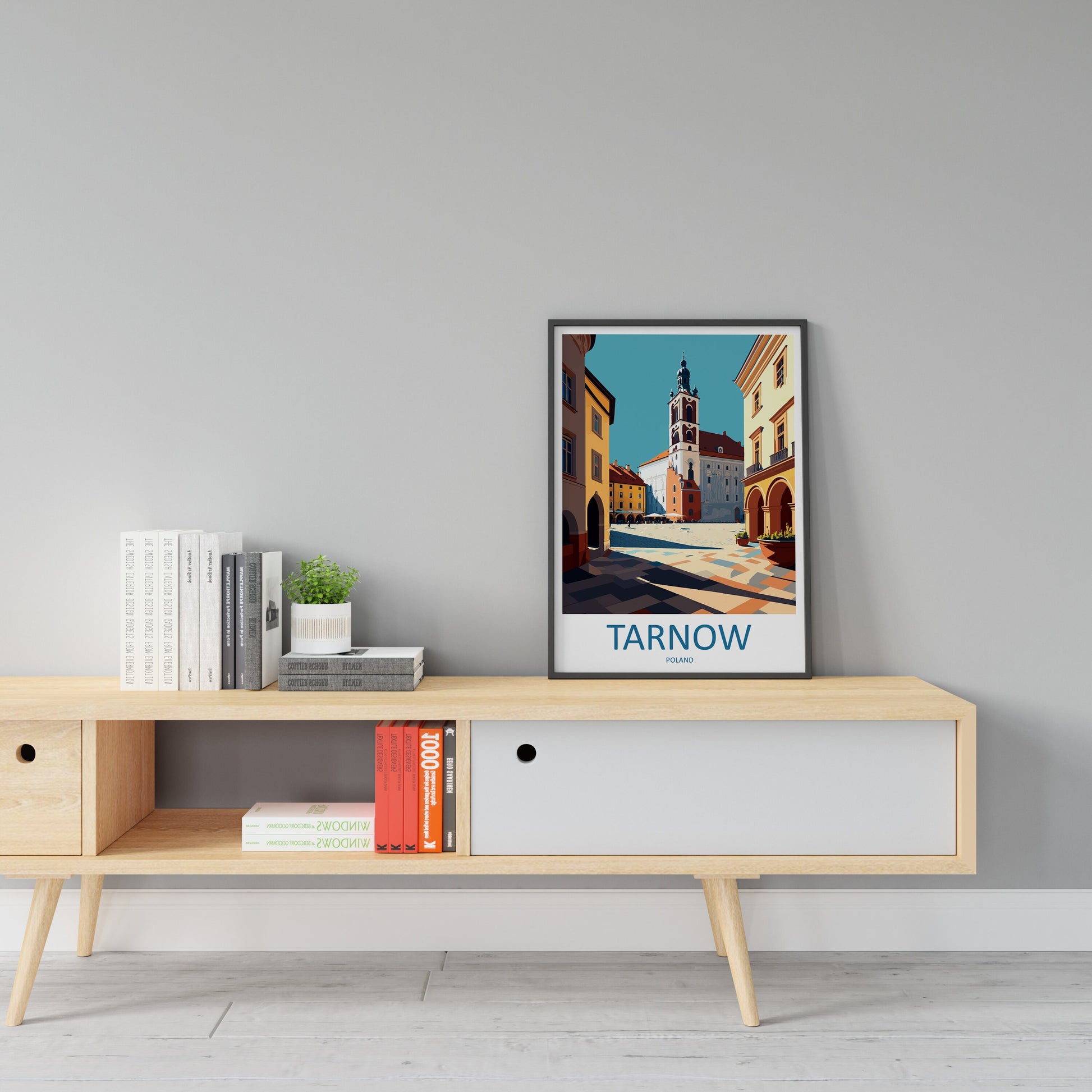 Tarnow Travel Print Wall Art Tarnow Wall Hanging Home Décor Tarnow Gift Art Lovers Poland Art Lover Gift Tarnow Travel Wall Art